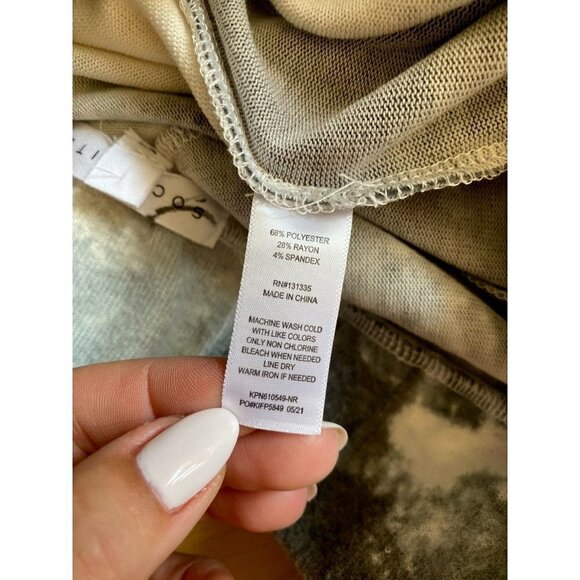 SOCIALITE BNWOT Women fleece tie dye wide leg lounge pants sz small NEW - Picture 5 of 6